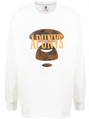 Trykt t-skjorte Aape By *a Bathing Ape® hvit