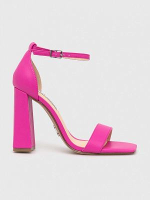 Kožne sandale Steve Madden ružičasta