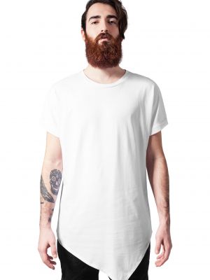 Asimetriškas marškinėliai Urban Classics balta
