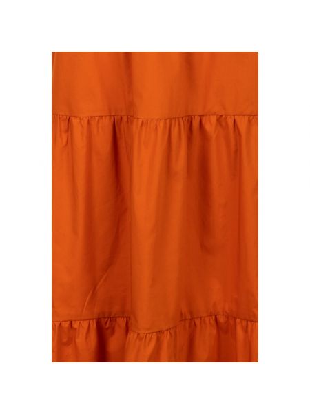 Vestido largo Woolrich naranja