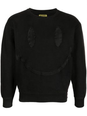 Brodert sweatshirt Market svart