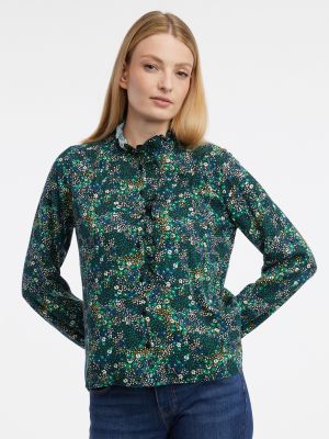 Bluză cu model floral Orsay verde