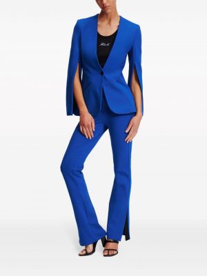 Blazer mit v-ausschnitt Karl Lagerfeld blau