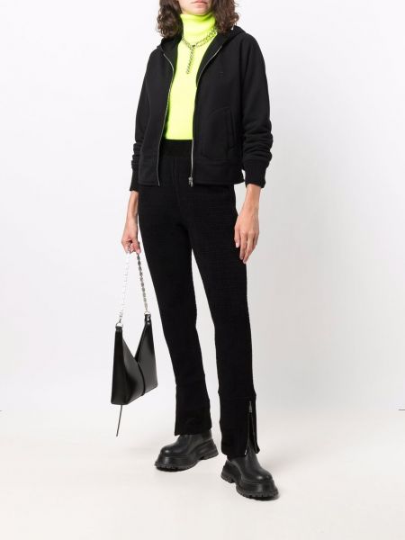 Spodnie z nadrukiem Givenchy czarne