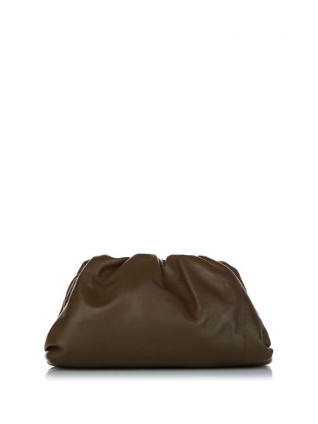 Clutch torbica Bottega Veneta Pre-owned smeđa