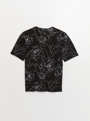 Βαμβακερή μπλούζα με κοντό μανίκι Lc Waikiki