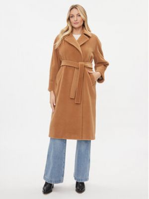 Manteau d'hiver en laine Marella marron