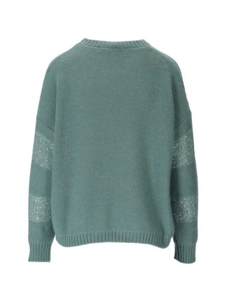 Moherowy sweter Max Mara zielony