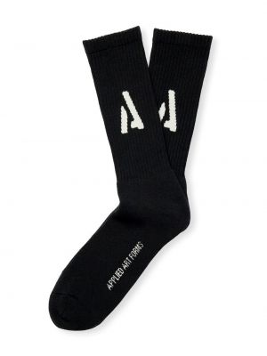 Pamut zokni Applied Art Forms fekete