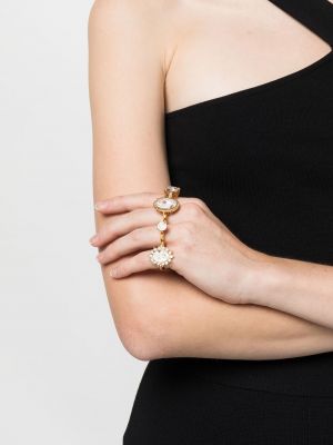 Ring mit kristallen Dolce & Gabbana gold