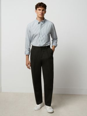 Pantalones chinos de algodón Dustin gris