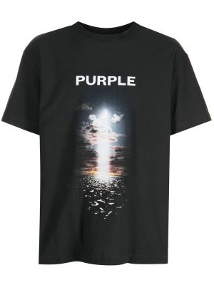 Trykt t-skjorte Purple Brand