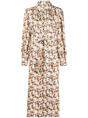 Trykt floral dress Tory Burch brun