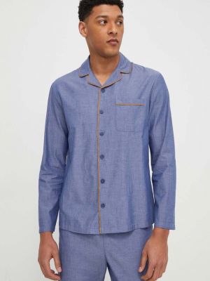Pamučna pidžama United Colors Of Benetton plava