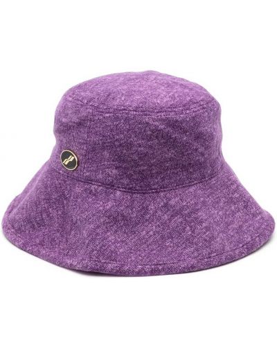 Sombrero con bordado We11done violeta