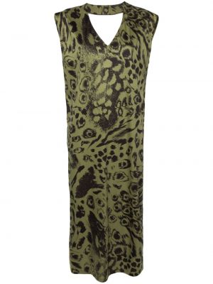 Βαμβακερή μίντι φόρεμα με σχέδιο Bimba Y Lola