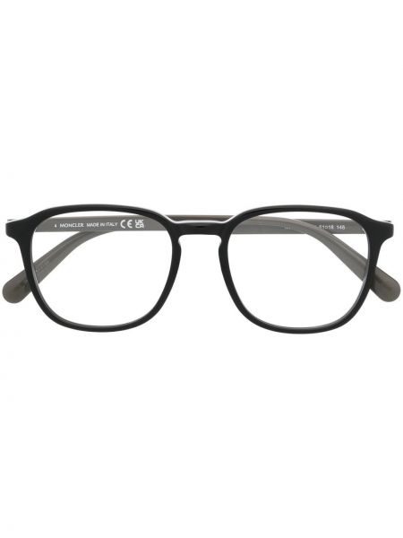 Очила с принт Moncler Eyewear черно