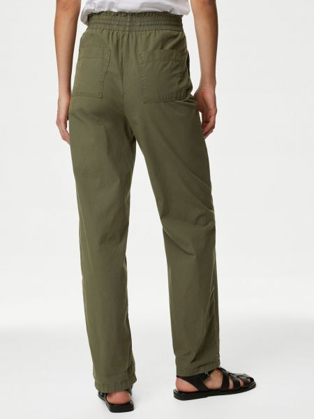 Kalhoty Marks & Spencer khaki