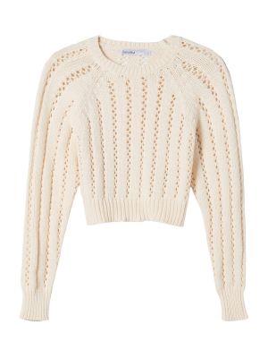 Pullover Bershka beige