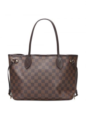 Kožená nákupná taška na zips s vreckami Louis Vuitton