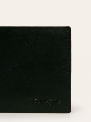 Usnjena denarnica Samsonite črna