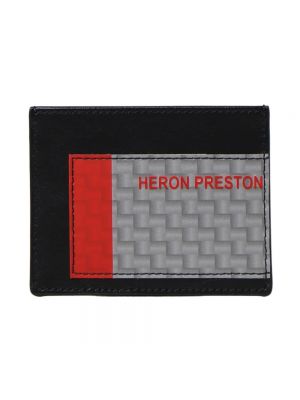 Czarny portfel Heron Preston