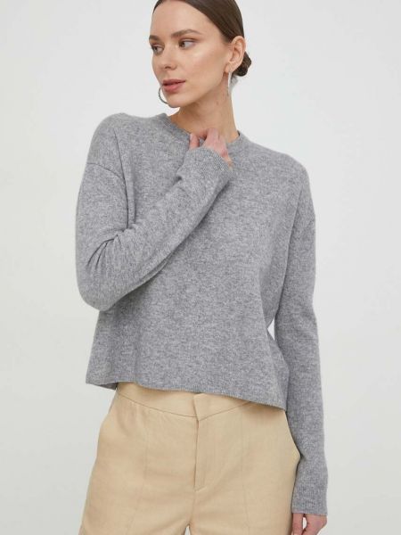 Sweter wełniany Custommade szary