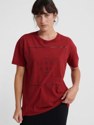 T-shirt Superdry rot