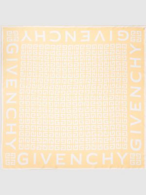 Шелковый платок Givenchy желтый