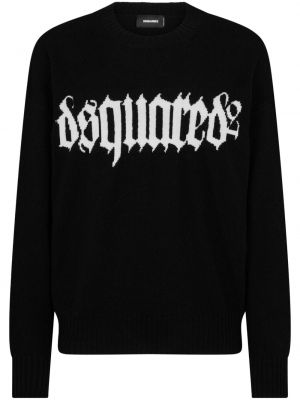 Пуловер Dsquared2 черно