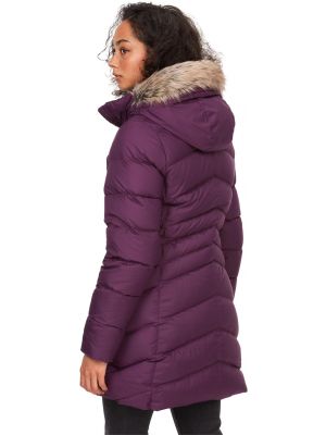 Пальто Marmot фиолетовое