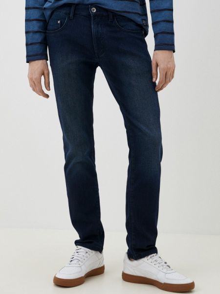 Прямые джинсы Pioneer синие