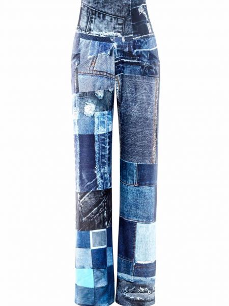 Teplákové nohavice Winshape modrá