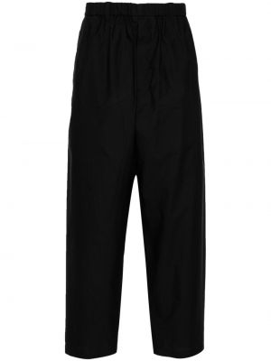 Pantalon en coton Lemaire noir