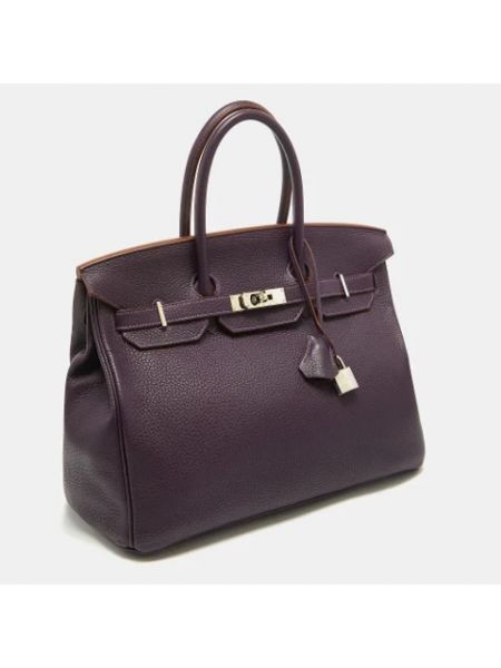 Bolsa retro Hermès Vintage violeta