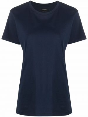 Памучна тениска Isabel Marant синьо