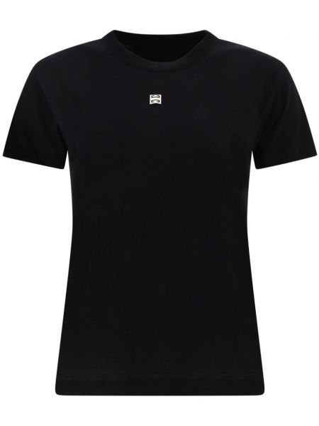 T-shirt en coton à imprimé Givenchy noir
