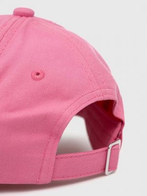 Хлопковая кепка Hugo розовая