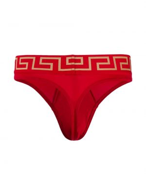 Chaussettes Versace rouge