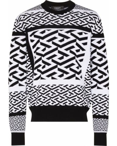 Плетен пуловер Versace