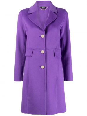 Pletený kabát Liu Jo fialový