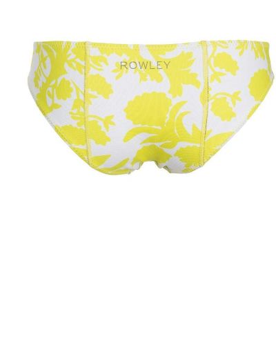 Bikini con estampado abstracto Cynthia Rowley amarillo