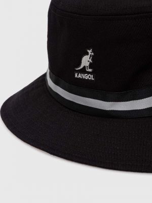 Bombažni klobuk Kangol črna