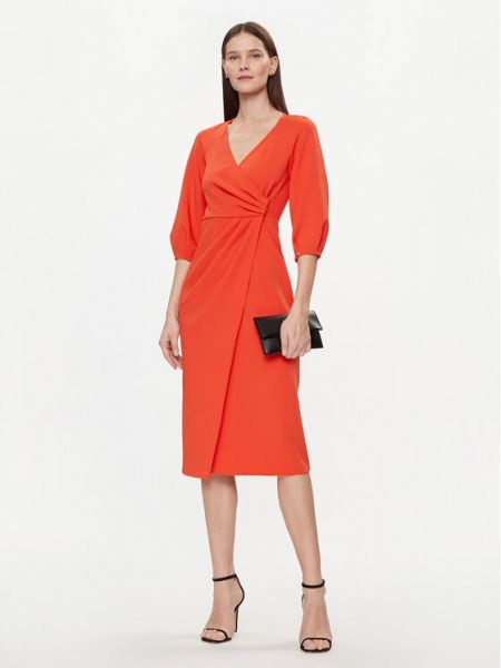 Коктейльное платье Nissa оранжевое