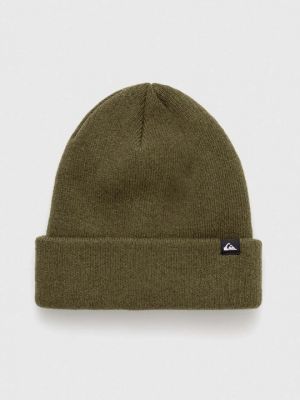 Шерстяная шапка Quiksilver зеленая