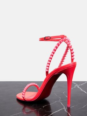 Kožené sandále Christian Louboutin ružová