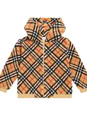 Kontrolleret fleece hættetrøje for drenge Burberry Kids