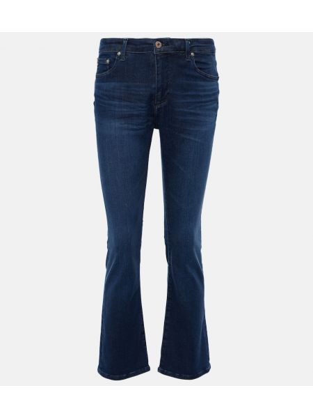 Hög midja flare jeans Ag Jeans blå