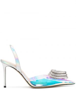 Полуотворени обувки с кристали Mach & Mach