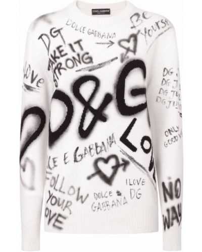 Jersey de tela jersey Dolce & Gabbana blanco